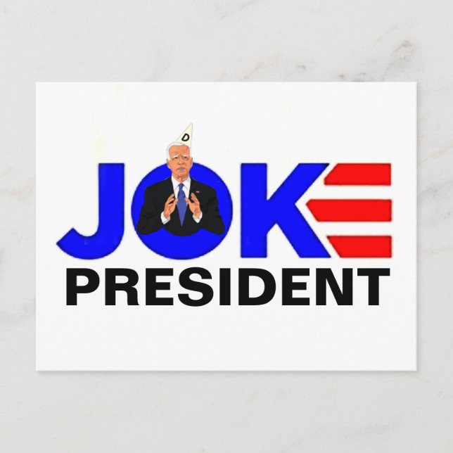Carte Postale Joke Biden (Devant)