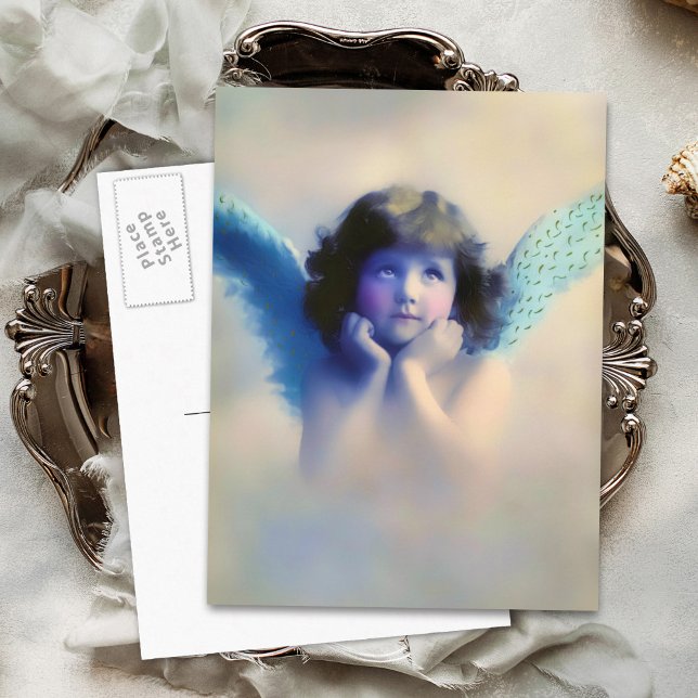 Carte Postale Joli ange Vintage (Créateur téléchargé)
