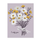 Joli Bouquet Daisy Je TE MANQUE Sweet CUSTOM