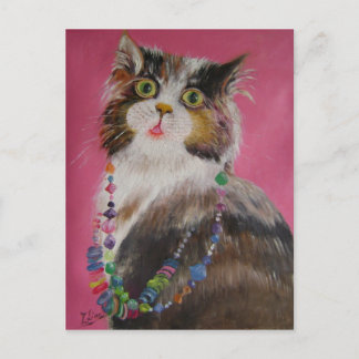 Carte Postale joli chat