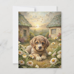 Carte Postale Joli chiot