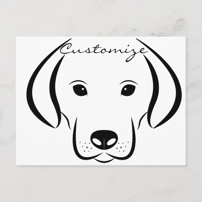 Carte Postale Joli Chiot FaceThunder_Cove (Devant)