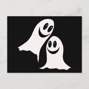 Carte Postale Joli Fantômes de dessin d'Halloween