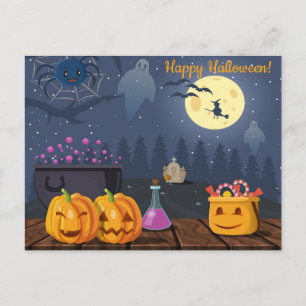 Carte Postale Joli Halloween