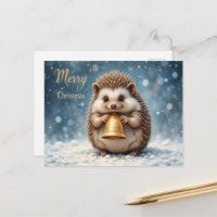 Joli hérisson de Noël Cozy Woodland