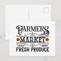 Joli marché fermier art de mot
