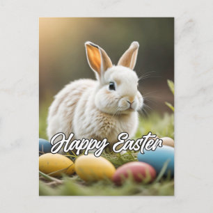 Carte Postale Joli Petit Lapin de Pâques