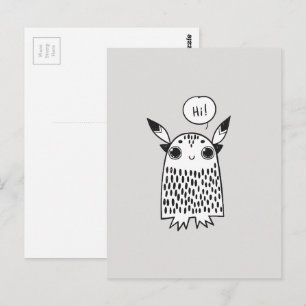 Carte Postale Joli petit monstre
