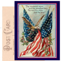 Joli Vintage 4 juillet Drapeau patriotique