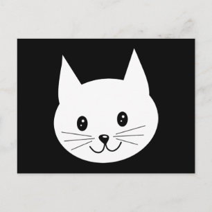 Carte Postale Joli Visage De Chat.
