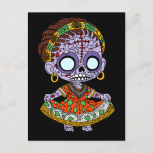 Carte Postale Joli Zombie angolais