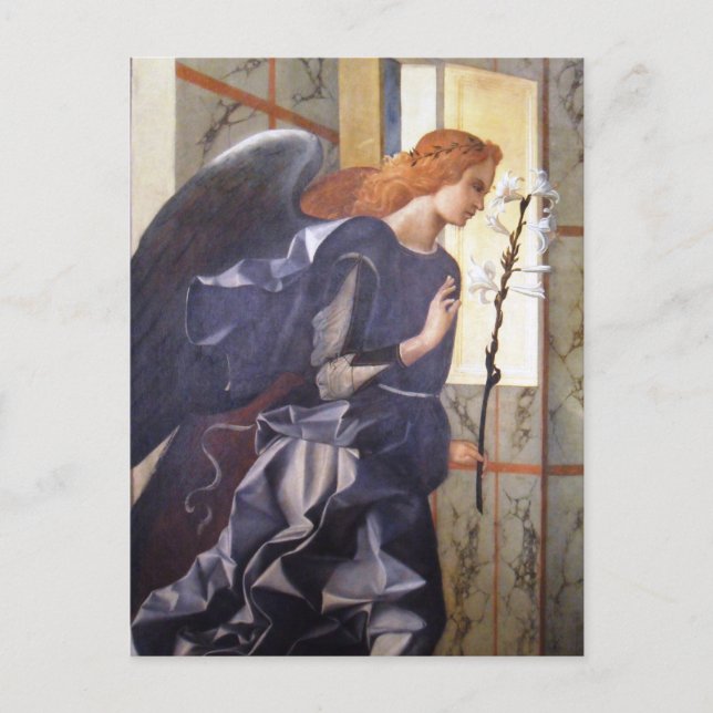 Carte Postale Jolie Annonciation Giovanni Bellini Angel (Devant)