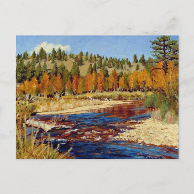 Carte Postale Jolie Automne Colorado Mountain Stream (Devant)