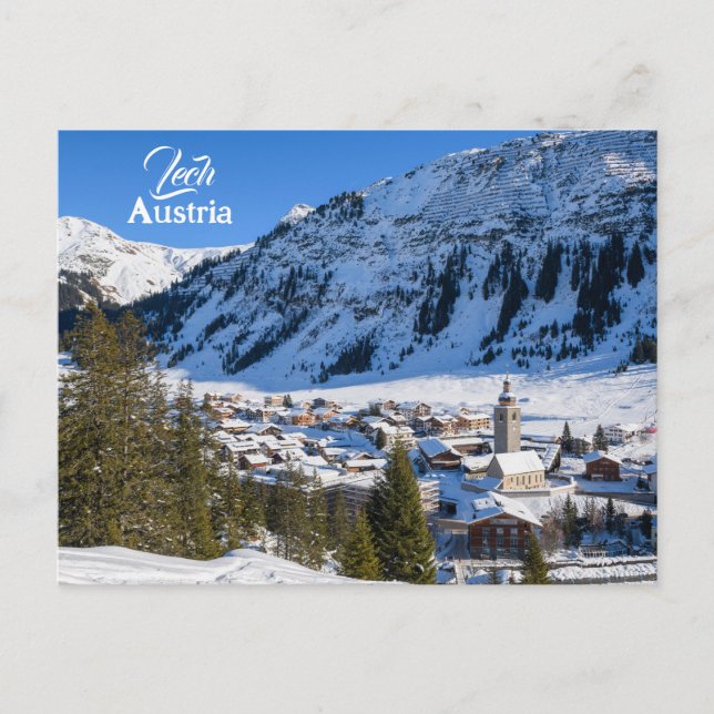 Carte Postale Jolie Autriche Lech am Arlberg Vorarlberg (Devant)