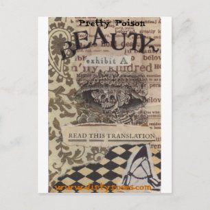 Carte Postale Jolie beauté de poison