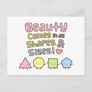Carte Postale Jolie beauté, toutes les formes et toutes les tail