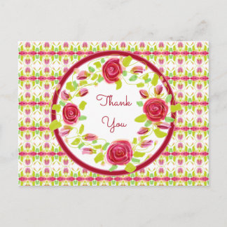 Carte Postale Jolie Fleur Merci