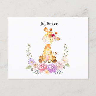 Carte Postale Jolie Giraffe !