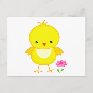 Carte Postale Jolie poussette à la fleur