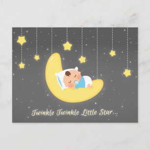 Carte Postale Jolie Twinkle Twinkle Little Star Bébé Nouveau-Né