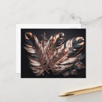 Jolies plumes décoratives roses et noires