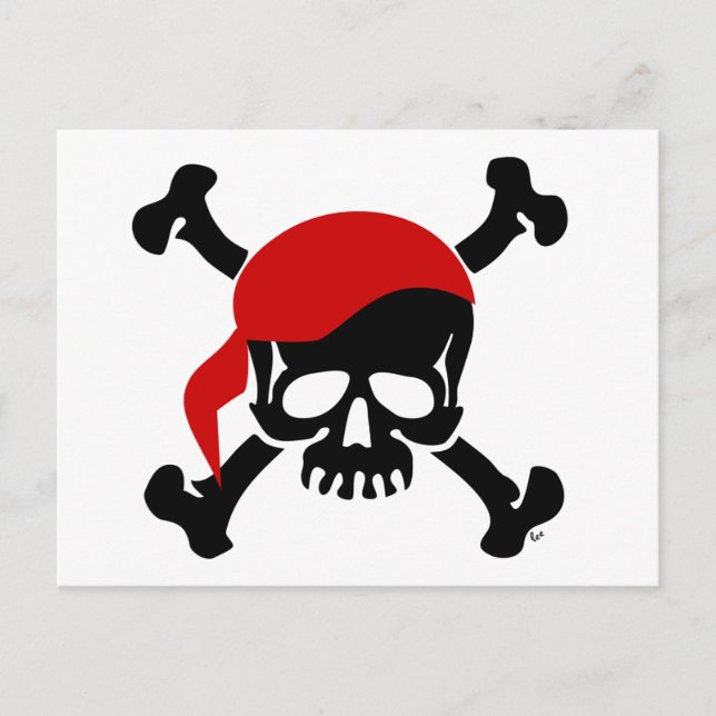 Carte postale jolly roger (Devant)