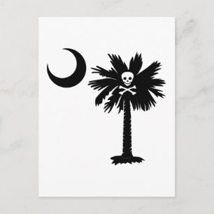 Carte Postale jolly roger Pirate Palmetto