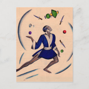 Carte Postale jongleur