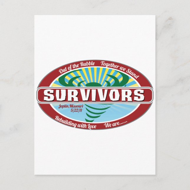 Carte Postale Joplin Survivor (Devant)