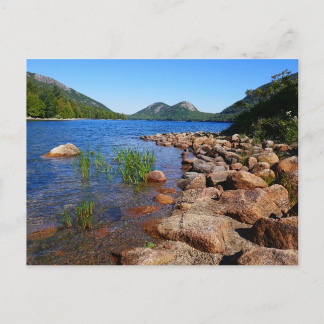 Carte Postale Jordan Pond II au Parc national de l'Acadie (Devant)