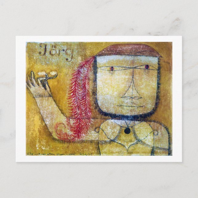 Carte Postale Jorg, Paul Klee (Devant)