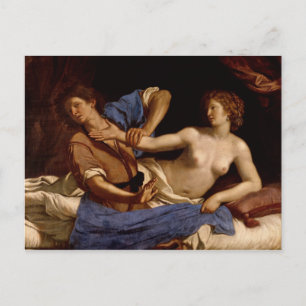Carte Postale Joseph et l'épouse de Potiphar, vers 1649