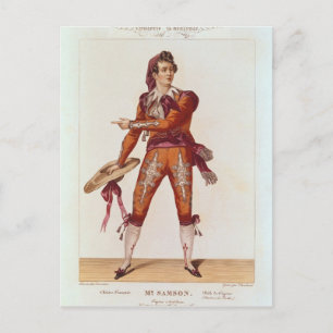 Carte Postale Joseph Isidore Samson dans le rôle de Figaro