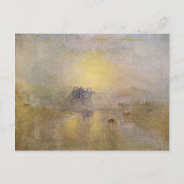 Carte Postale Joseph Mallord Turner - Château de Norham (Devant)