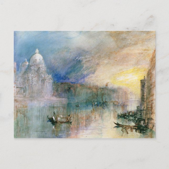 Carte Postale Joseph Mallord William Turner | Venise : Grand Can (Devant)
