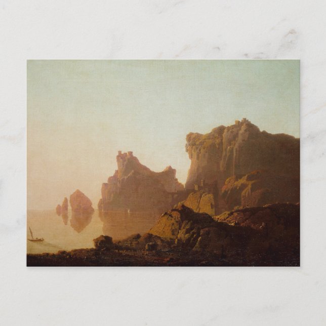Carte Postale Joseph Wright - Le golfe de Salerne (Devant)