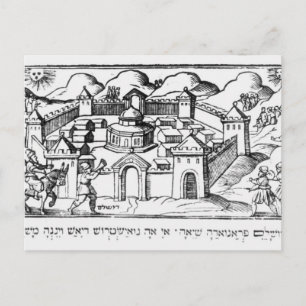 Carte Postale Joshua aux murs de Jéricho