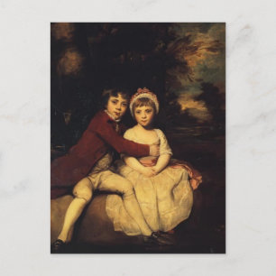 Carte Postale Joshua Reynolds-John Parker et sa soeur Theresa