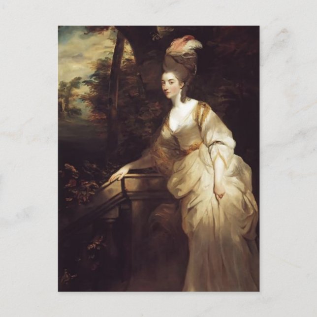 Carte Postale Joshua Reynolds - Portrait de Georgiana (Devant)