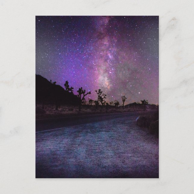 Carte Postale Joshua tree National Park voie laiteuse (Devant)
