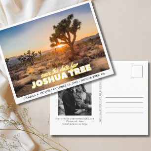 Carte Postale Joshua Tree National Park Wedding Enregistrer la d
