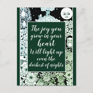 Carte Postale Jote Children Book Art Inspirational Citation sur 