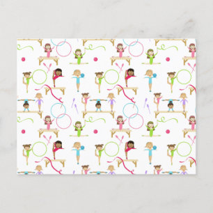 Carte Postale Jote Gymnastique multicolore Enfants