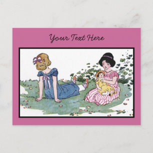 Carte Postale Jouer Avec La Poupée