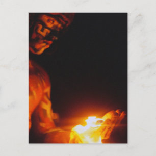 Carte Postale Jouer avec le feu
