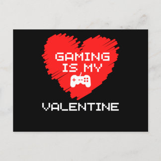 Carte Postale Jouer Est Mon Saint Valentin Jeu Coeur Saint Valen