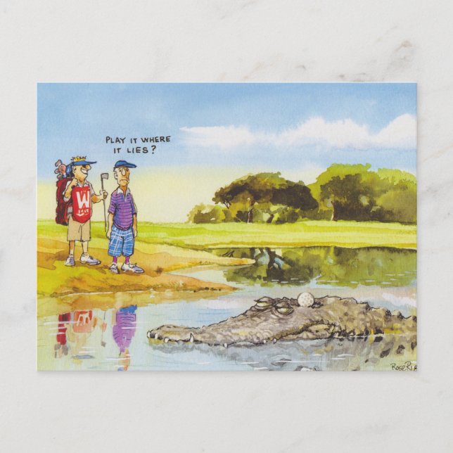 Carte Postale Jouer là où il se trouve (Devant)