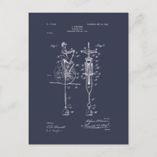 Carte Postale Jouet antique 1904 Dessin de brevet