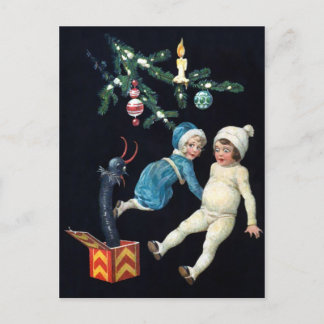 Carte Postale Jouet vintage Déplaisant Krampus