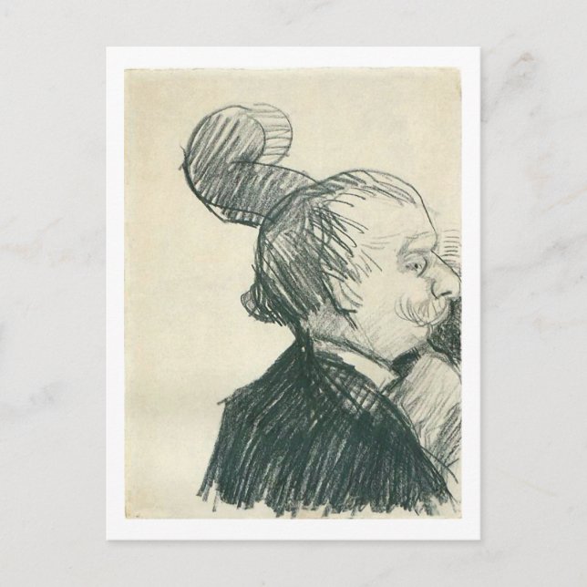 Carte Postale Joueur à contrebasse (F1244cv) Van Gogh Fine Art (Devant)